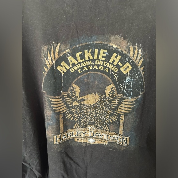 Harley Davidson “Old Dudes Ride Harder” Mackie Tshirt - Picture 4 of 7